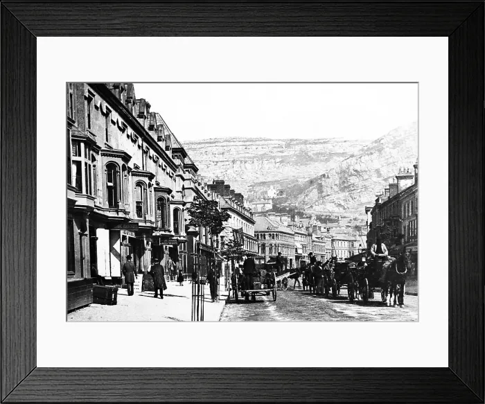 Framed Print : Mostyn Street, Llandudno, Wales