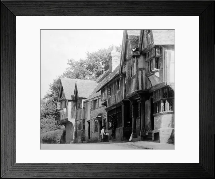 Framed Print : Chiddingstone, Victorian period Framed Print : Chiddingstone, Victorian period