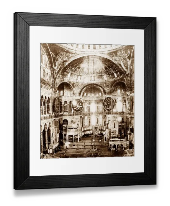 Framed Print : St. Sophia, Instanbul, Victorian period Framed Print : St. Sophia, Instanbul, Victorian period