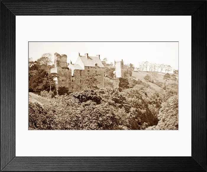 Framed Print : Roslin Castle, Victorian period Framed Print : Roslin Castle, Victorian period