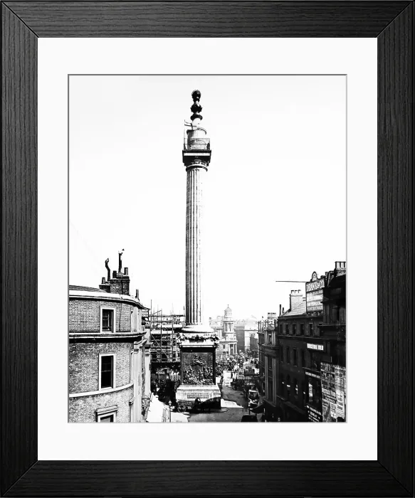 Framed Print : The Monument, London Framed Print : The Monument, London