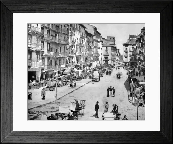 Framed Print : Saragossa, Spain, Victorian period Framed Print : Saragossa, Spain, Victorian period