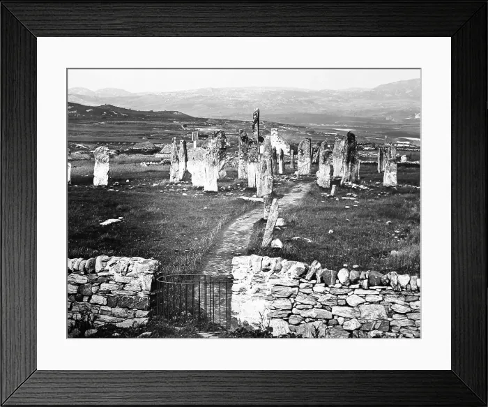 Framed Print : Callanish Stones, Isle of Lewis, Victorian period Framed Print : Callanish Stones, Isle of Lewis, Victorian period