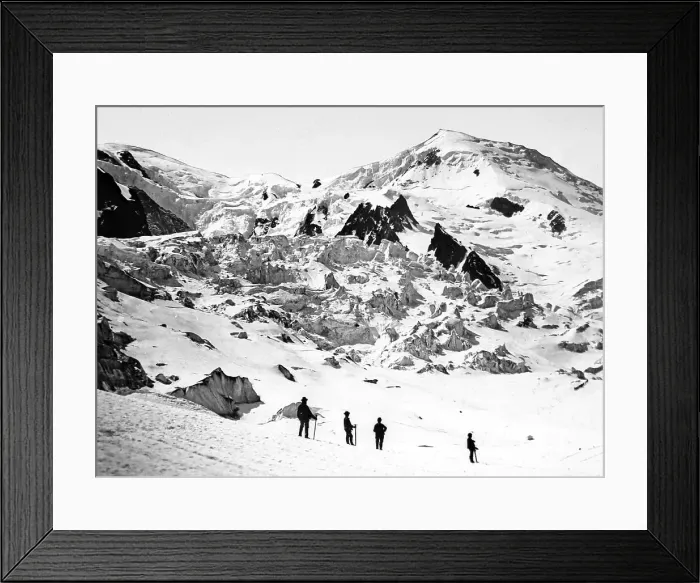 Framed Print : Climbing Mont Blanc Framed Print : Climbing Mont Blanc