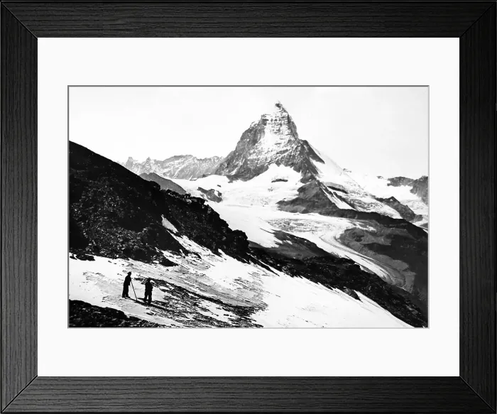 Framed Print : Climbing the Matterhorn Framed Print : Climbing the Matterhorn