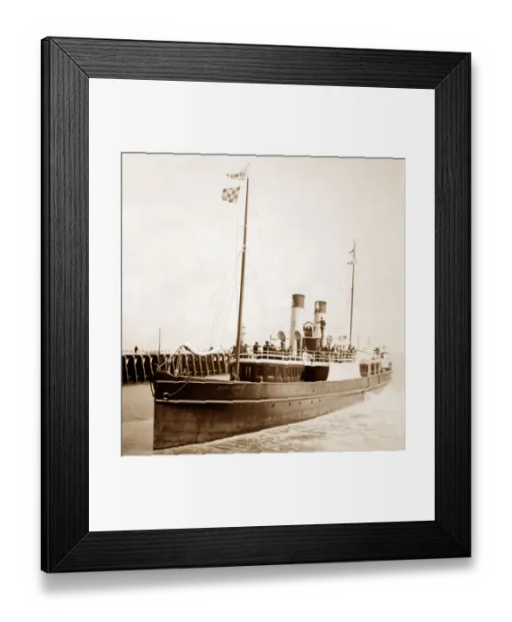 Framed Print : Steam boat Fairy Queen, early 1900s Framed Print : Steam boat Fairy Queen, early 1900s