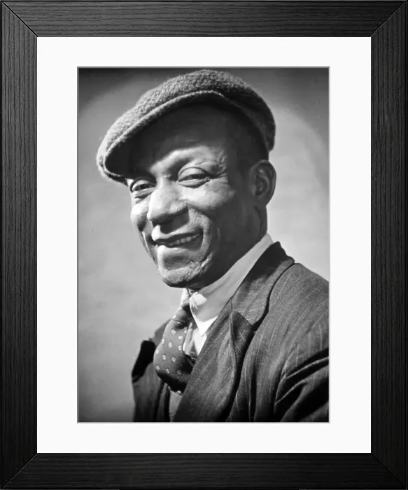 Framed Print : An immigrant from Trinidad, probably 1940s Framed Print : An immigrant from Trinidad, probably 1940s