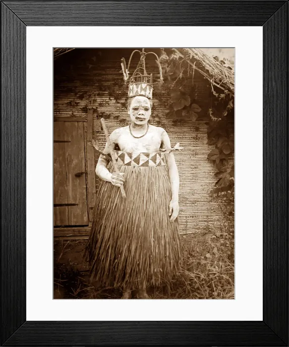 Framed Print : Nkimbo tribesman, Africa Framed Print : Nkimbo tribesman, Africa