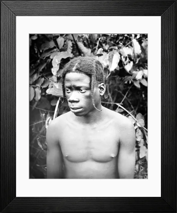Framed Print : Bianzi tribesman, Africa Framed Print : Bianzi tribesman, Africa