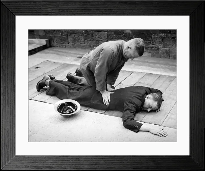 Framed Print : Applying artificial respiration, ARP training Framed Print : Applying artificial respiration, ARP training