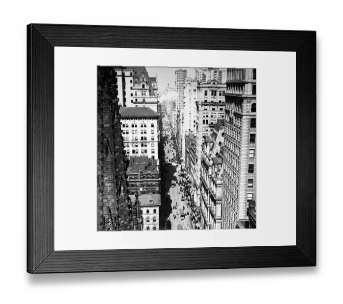 Framed Print : Broadway, New York from the Empire State Building, USA Framed Print : Broadway, New York from the Empire State Building, USA