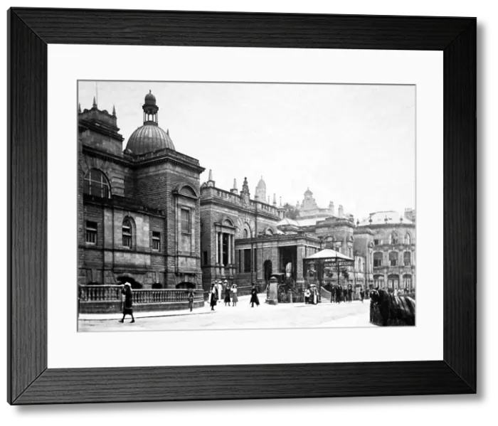 Framed Print : Royal Baths, Harrogate, Victorian period Framed Print : Royal Baths, Harrogate, Victorian period
