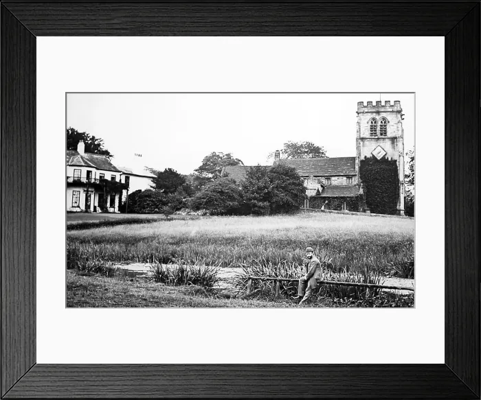 Framed Print : Alderley Church, Cheshire, Victorian period Framed Print : Alderley Church, Cheshire, Victorian period