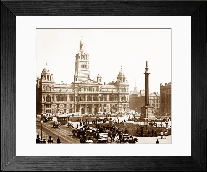 Framed Print : George Square, Glasgow, Scotland Framed Print : George Square, Glasgow, Scotland