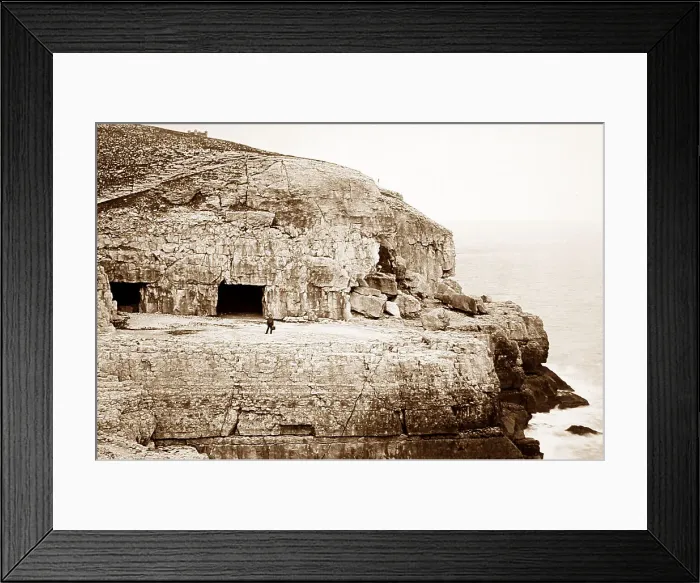 Framed Print : Tilly Whim Caves, Swanage Framed Print : Tilly Whim Caves, Swanage
