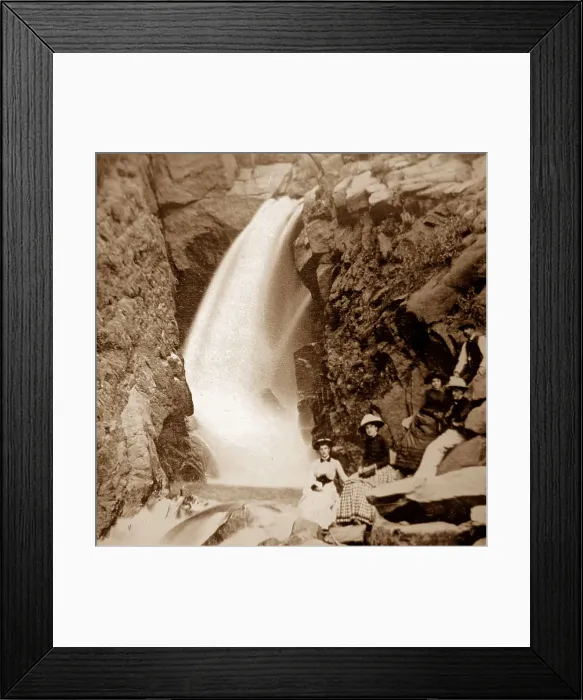 Framed Print : Rainbow Falls, Ute Pass, Colorado, USA Framed Print : Rainbow Falls, Ute Pass, Colorado, USA