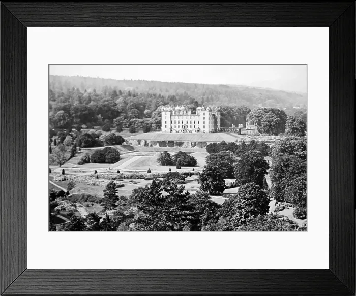 Framed Print : Dumlanrig Castle, Victorian period Framed Print : Dumlanrig Castle, Victorian period
