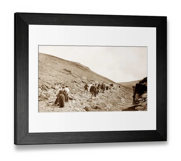 Framed Print : Climbing Snowdon from Llanberis, Wales Framed Print : Climbing Snowdon from Llanberis, Wales