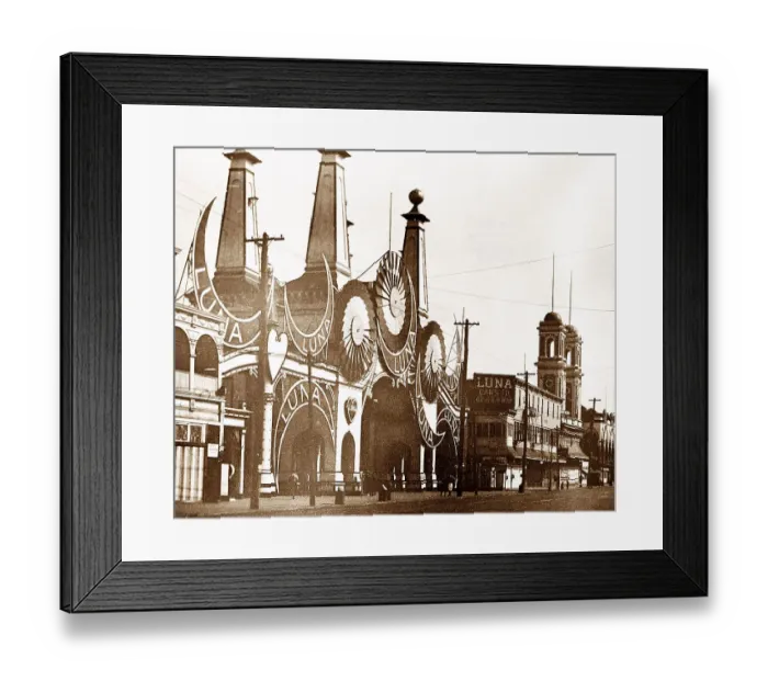 Framed Print : Luna Park, Coney Island, New York, early 1900s Framed Print : Luna Park, Coney Island, New York, early 1900s