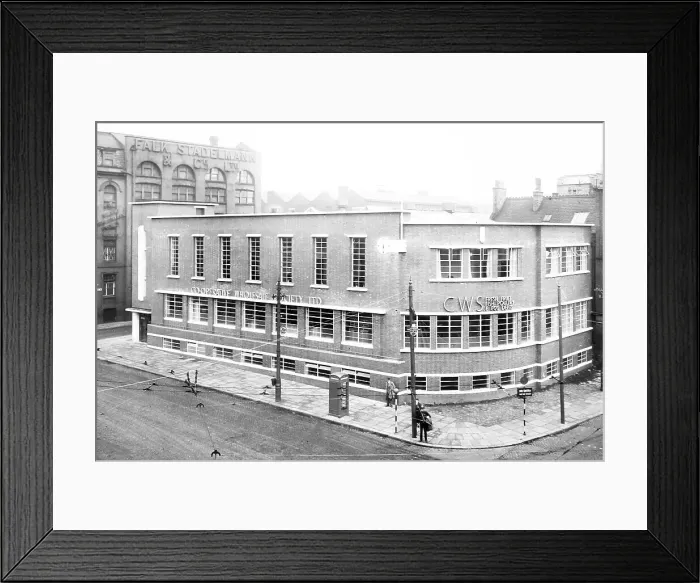 Framed Print : CWS Food Dept. Rochdale Road, Manchester, probably 1920 / 30s Framed Print : CWS Food Dept. Rochdale Road, Manchester, probably 1920 / 30s