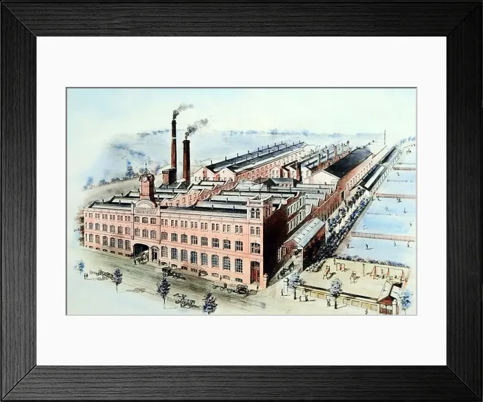 Framed Print : Hand coloured illustration of CWS Crumpsall Biscuit Framed Print : Hand coloured illustration of CWS Crumpsall Biscuit