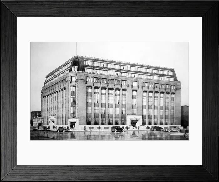 Framed Print : Illustration of the CWS office building, Great Framed Print : Illustration of the CWS office building, Great