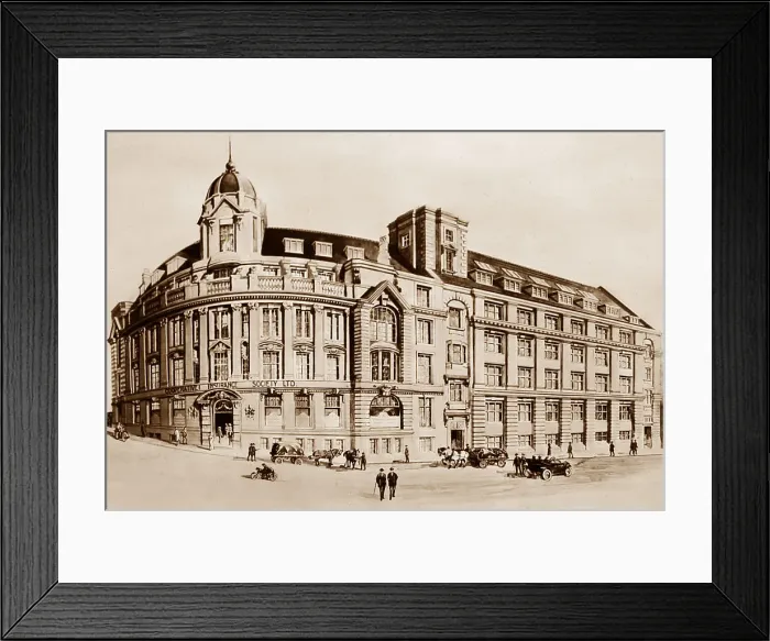 Framed Print : Illustration of the CIS Building, Corporation Framed Print : Illustration of the CIS Building, Corporation