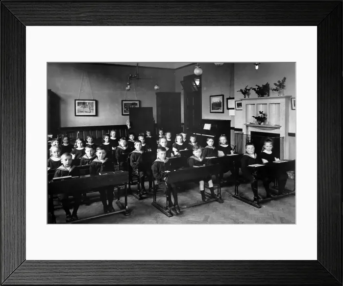 Framed Print : Classroom, Warehousemen and Clerks Schools, Russell Framed Print : Classroom, Warehousemen and Clerks Schools, Russell