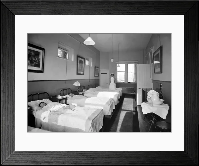 Framed Print : Dormitory, Warehousemen and Clerks Schools, Russell Framed Print : Dormitory, Warehousemen and Clerks Schools, Russell
