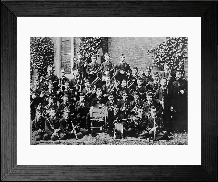 Framed Print : School band, Warehousemen and Clerks Schools Framed Print : School band, Warehousemen and Clerks Schools