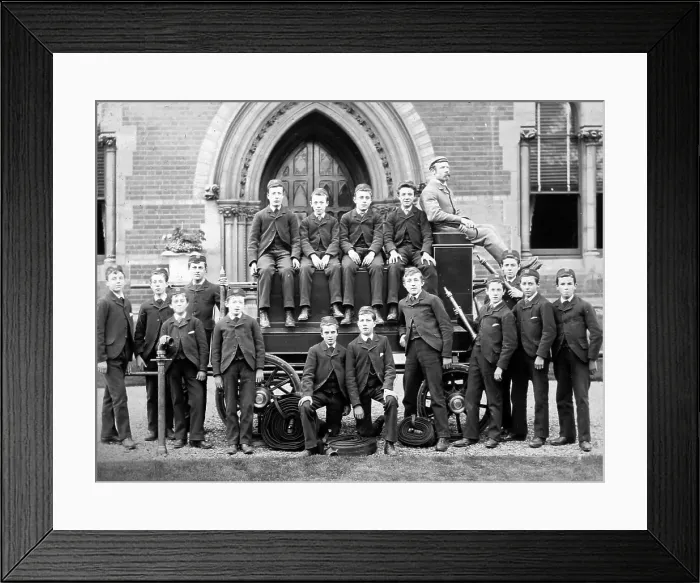 Framed Print : Fire Brigade, Warehousemen and Clerks Schools Framed Print : Fire Brigade, Warehousemen and Clerks Schools