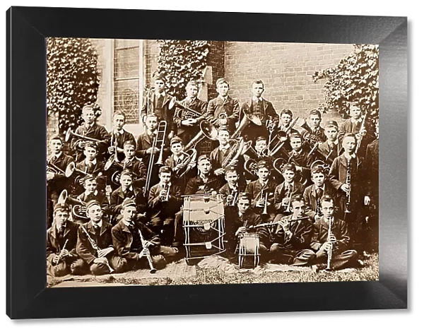 School Band, Rusell Hill Schools, Purley, Victorian period