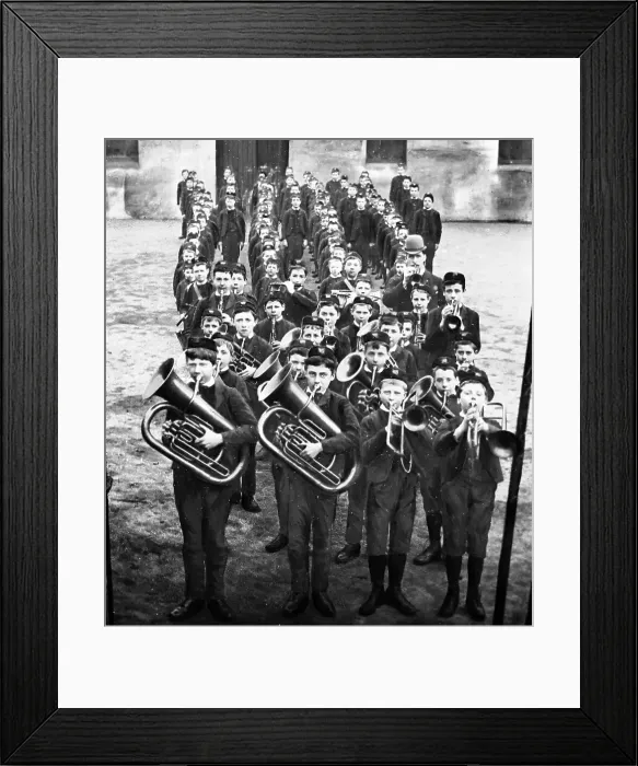 Framed Print : School band, Warehousemen and Clerks Schools Framed Print : School band, Warehousemen and Clerks Schools