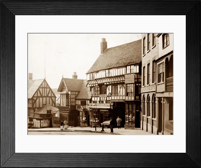 Framed Print : Wyle Cop, Shrewsbury Framed Print : Wyle Cop, Shrewsbury