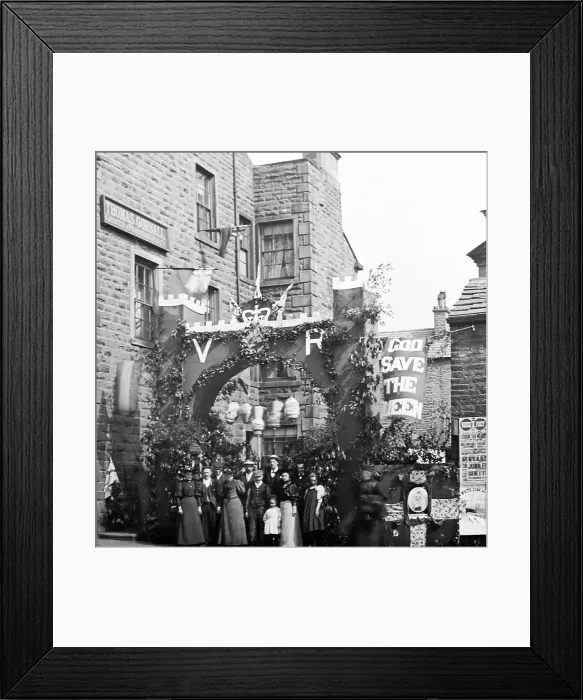Framed Print : Queen Victoria's Jubilee (1897) in Rawtenstall