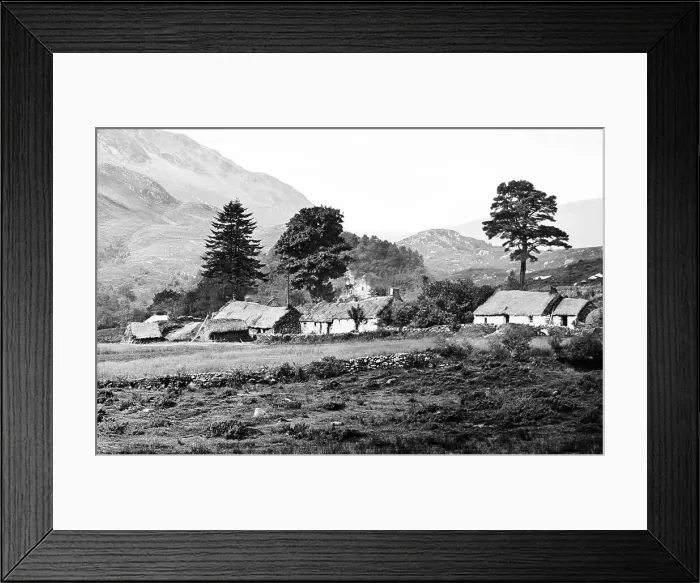 Framed Print : Duncraggan huts, Trossachs, Scotland Framed Print : Duncraggan huts, Trossachs, Scotland
