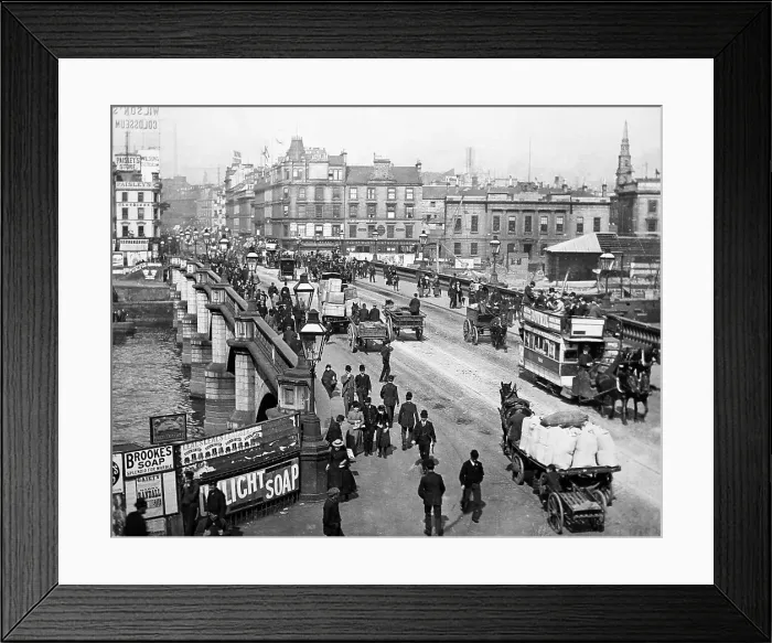 Framed Print : Horse tram, Glasgow, Scotland Framed Print : Horse tram, Glasgow, Scotland