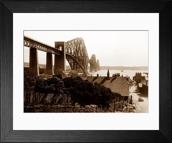 Framed Print : The Forth Bridge, possibly 1920s Framed Print : The Forth Bridge, possibly 1920s
