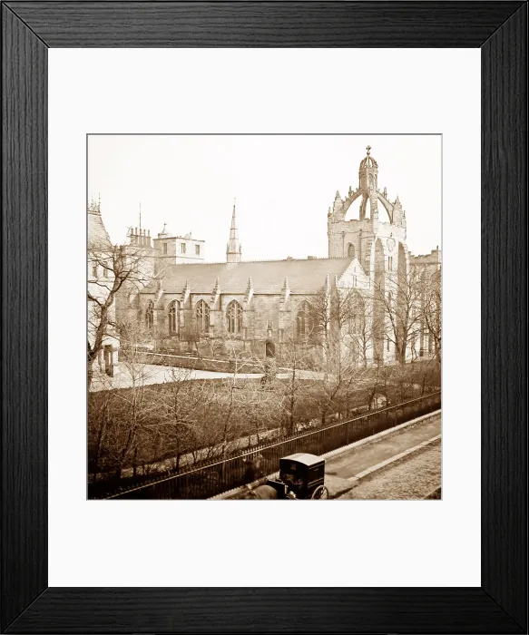 Framed Print : King's College, Aberdeen University, Victorian period Framed Print : King's College, Aberdeen University, Victorian period