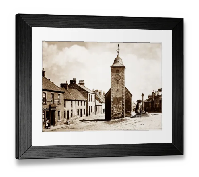 Framed Print : Clackmannan, Victorian period Framed Print : Clackmannan, Victorian period