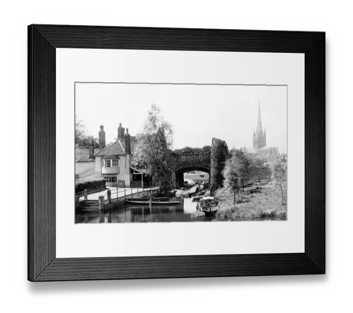 Framed Print : Pulls Ferry, Norwich Framed Print : Pulls Ferry, Norwich