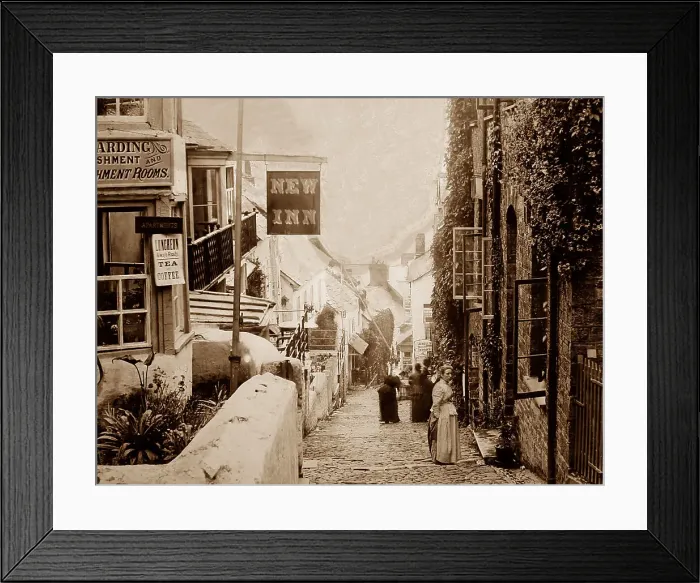 Framed Print : New Inn, Clovelly Framed Print : New Inn, Clovelly