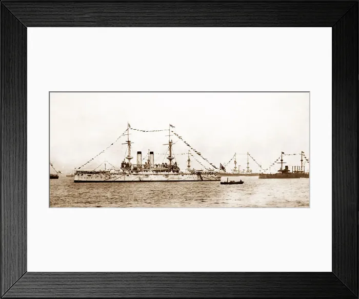Framed Print : The Naval Review, Queen Victoria's Jubilee Framed Print : The Naval Review, Queen Victoria's Jubilee