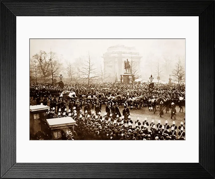 Framed Print : Funeral of Queen Victoria Framed Print : Funeral of Queen Victoria