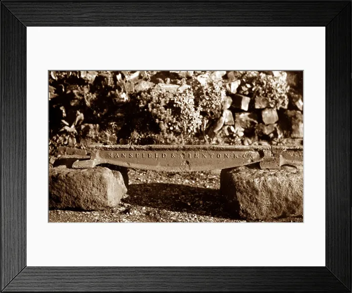 Framed Print : Mansfield and Pinxton Railway track Framed Print : Mansfield and Pinxton Railway track