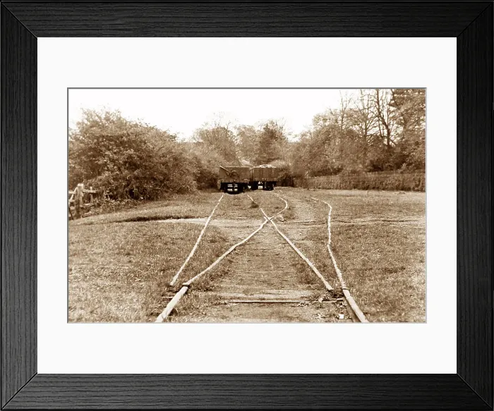 Framed Print : Leicester and Swannington Railway, early 1900s Framed Print : Leicester and Swannington Railway, early 1900s