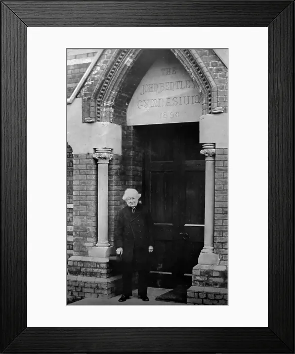 Framed Print : John Bentley School, Calne, Victorian period Framed Print : John Bentley School, Calne, Victorian period