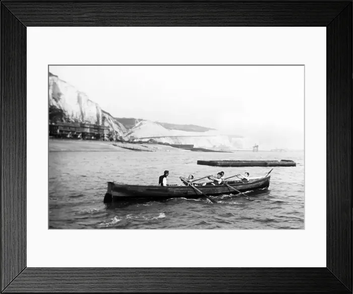 Framed Print : A Deal Galley, early 1900s Framed Print : A Deal Galley, early 1900s