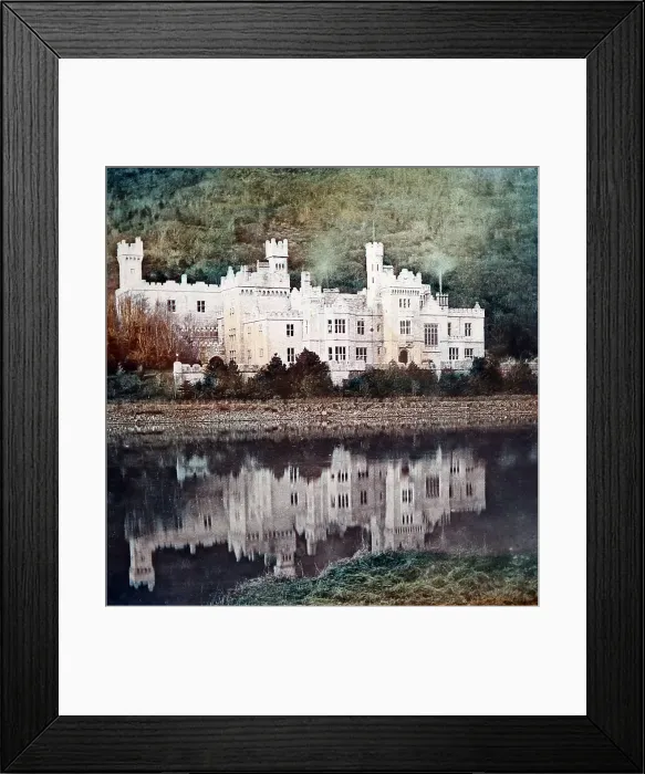 Framed Print : Kylemore Castle, Commemara, Ireland, Victorian period Framed Print : Kylemore Castle, Commemara, Ireland, Victorian period