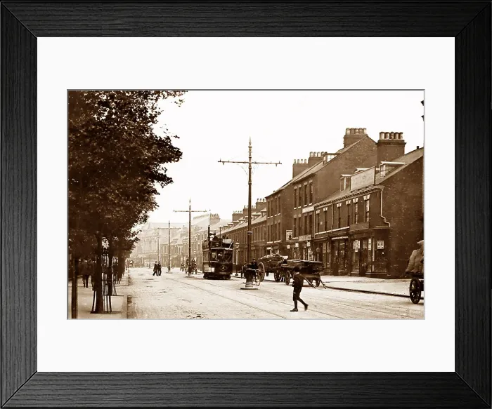 Framed Print : Anlaby Road, Hull, early 1900s Framed Print : Anlaby Road, Hull, early 1900s